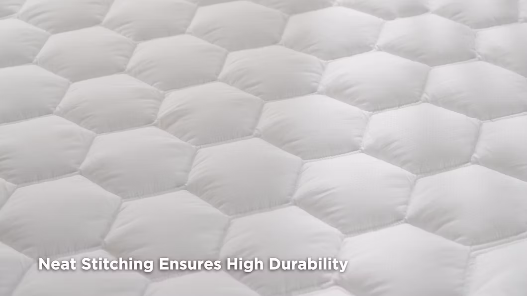 Breathable Polyester Mattress Protecor Cover Quilted Fitted Mattress Protector