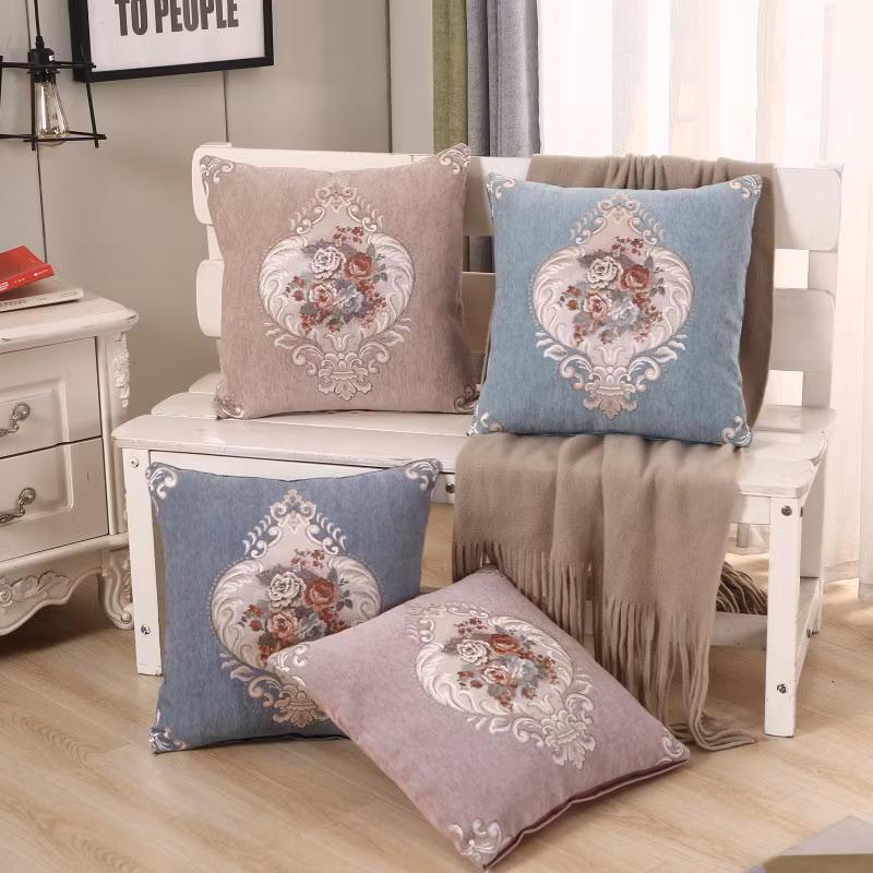 King Satin Pillowcase Linen Pillow Case Sofa Pillow Cases Zippered Pillowcase Covers