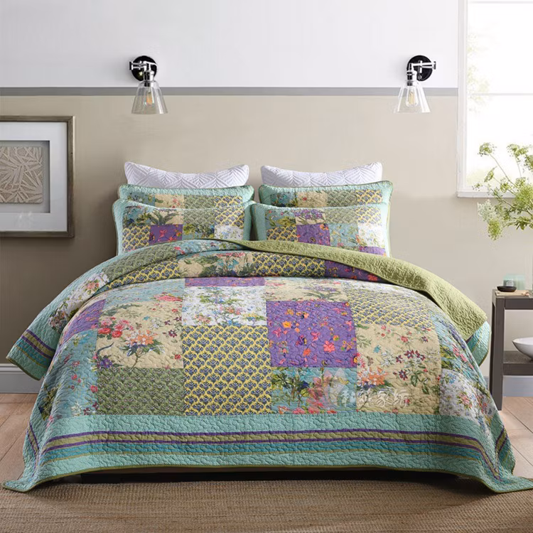 High Quality Quilt Bedspread Bedding Sets Collections Microfiber Bedspread Set