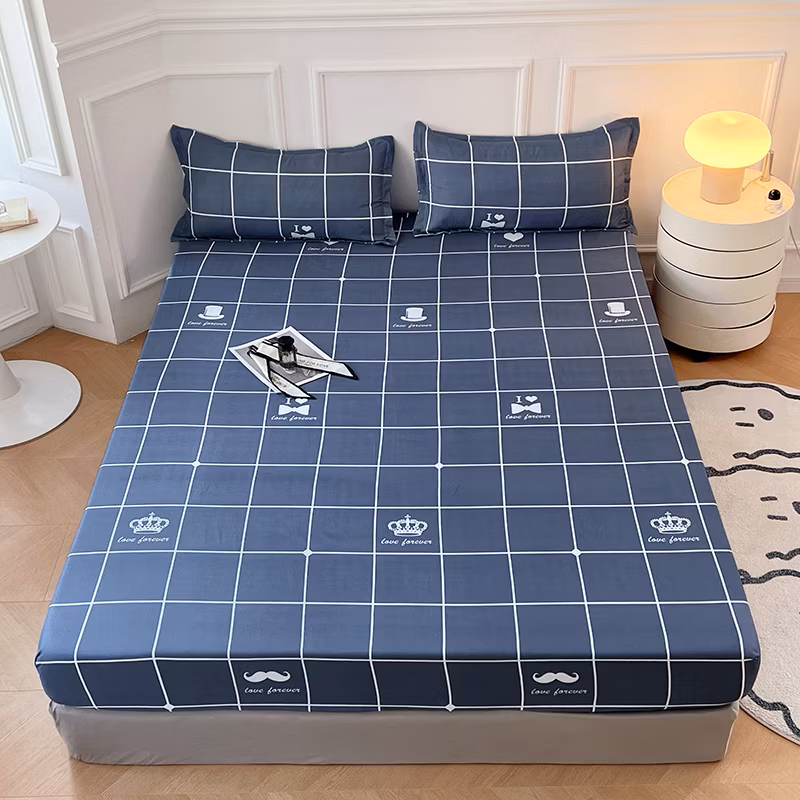 Bed Sheets Set Wholesale 3PCS Bed Set with Fitted Sheet for Hotel and Home Decoration