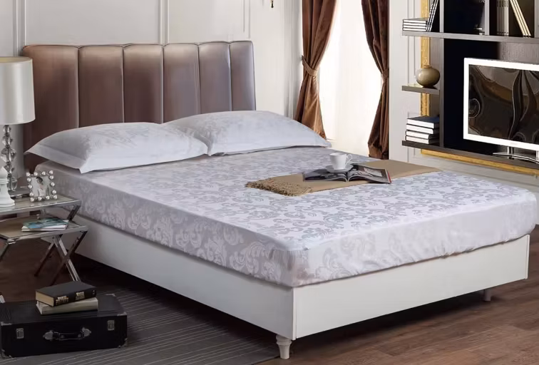 Nantong Factory Low Price Unique Hotel Using Cotton Bed Fitted Sheet