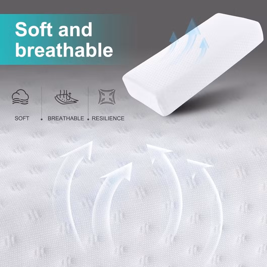 Hot Selling New Slow Rebound Good Quality Memory Foam Wave Pillow Memory Neck Pillow