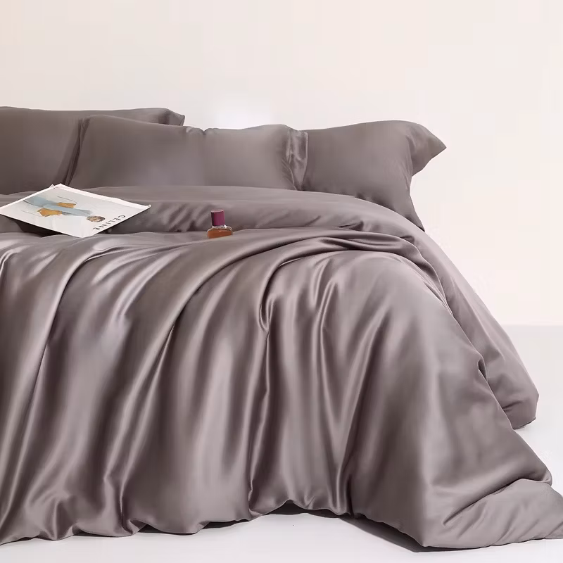 100% Lyocell 300tc Luxury 4pieces Duvet Cover Sheets Bedding Set for Bedroom