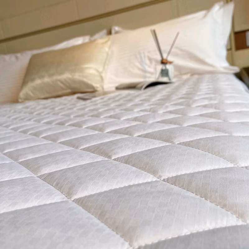 Wholesale Custom High Quality Soft Hotel Bed Cotton Sheet Cover Home Fitted Sheet