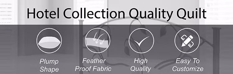 Hotel Collection Winter Thick White Microfiber Quilt
