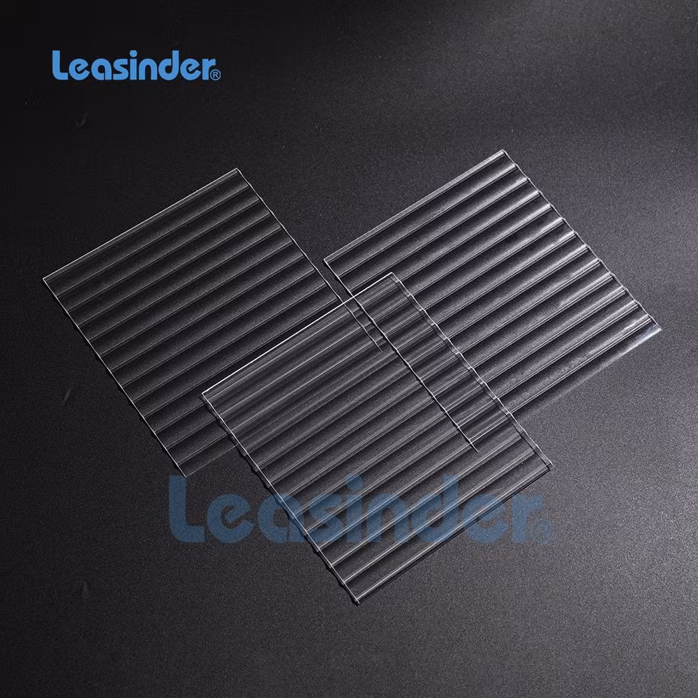 Leasinder High Quality China Factory Custom U Shape V Shape Clear Fluted Decorative Acrylic Sheet for Hotel Decoration