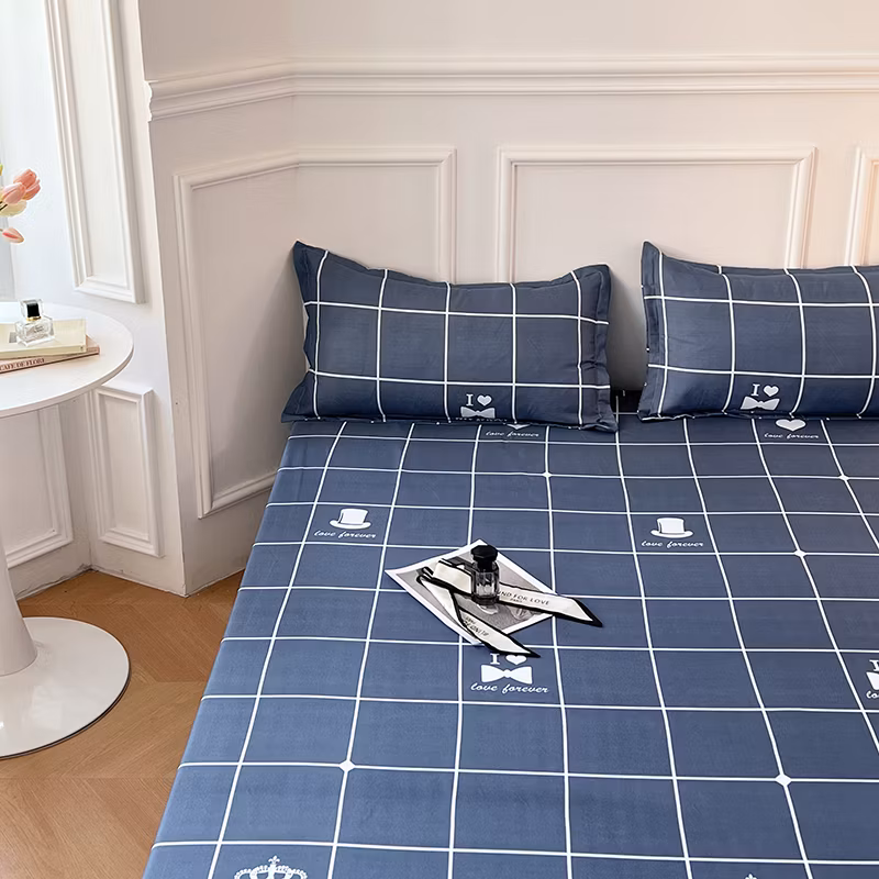 Bed Sheets Set Wholesale 3PCS Bed Set with Fitted Sheet for Hotel and Home Decoration