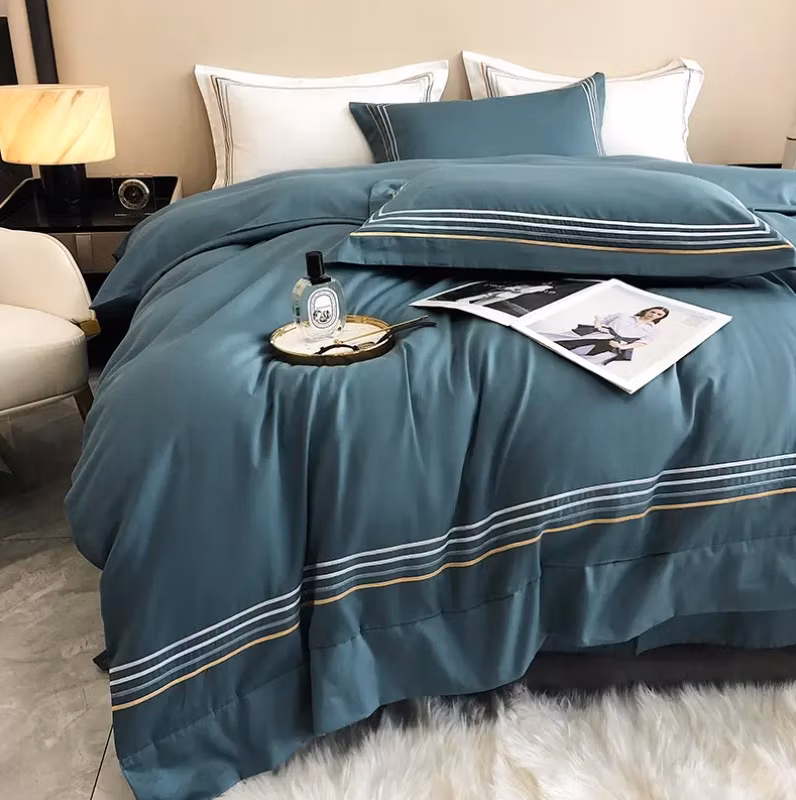 High Density Lyocell Fabric Bed Sheet Set