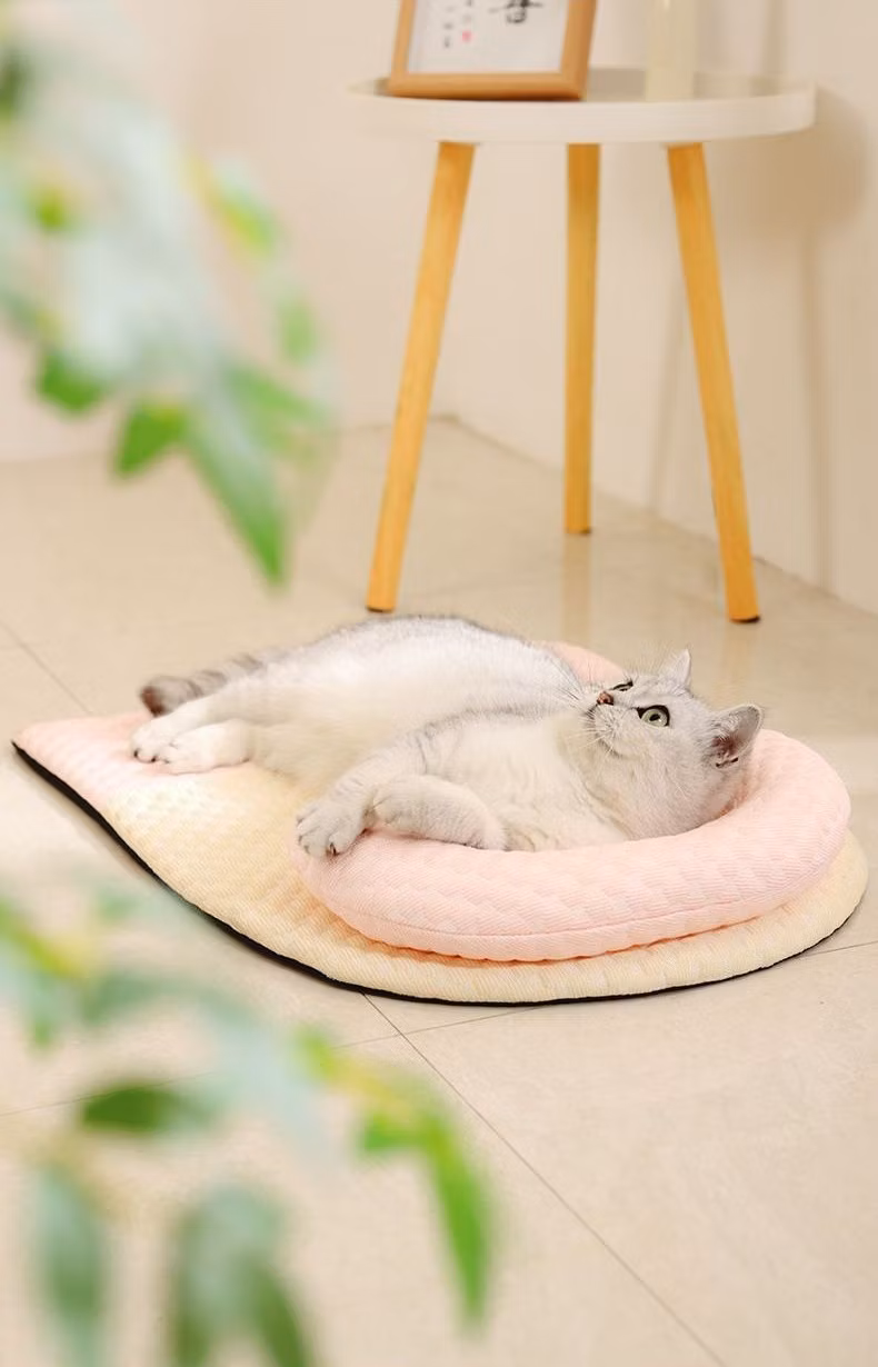 Ice Pads Soft Cozy Cats Small Dogs Sleeping Pillow Pet Calming Mat Bed for Summer Self Cooling