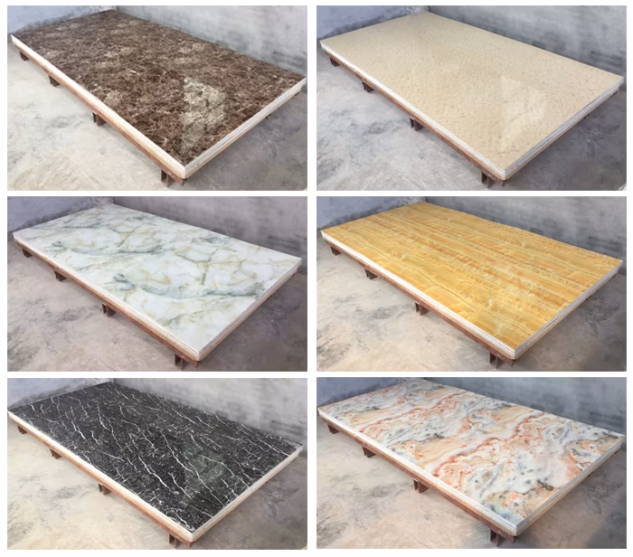 UV Marble Panel UV Coated PVC Marble Texture Sheet for Wall Panel