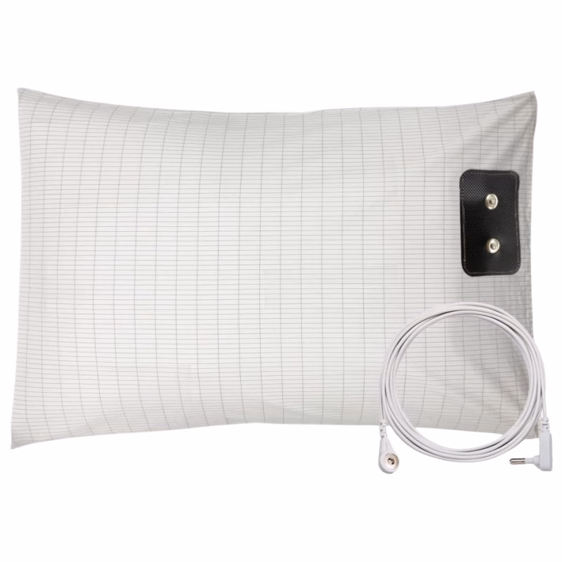 Low Price Cotton Fabric Silver Fiber Emf Reducing Sheets Faraday Protection Earthing Grounded Pillowcase