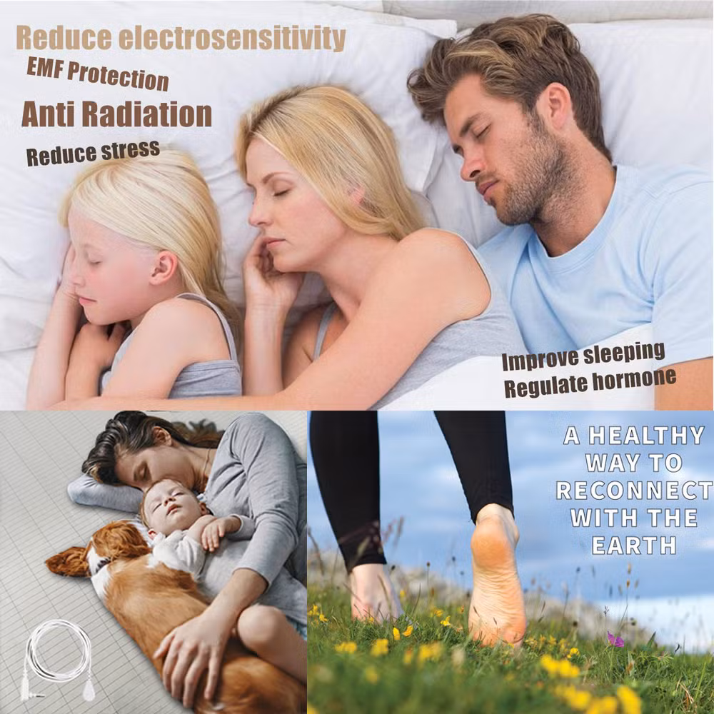 King Size Earthing Sheet with 10% Silver Fiber Grounding: The Key to Deeper Sleep