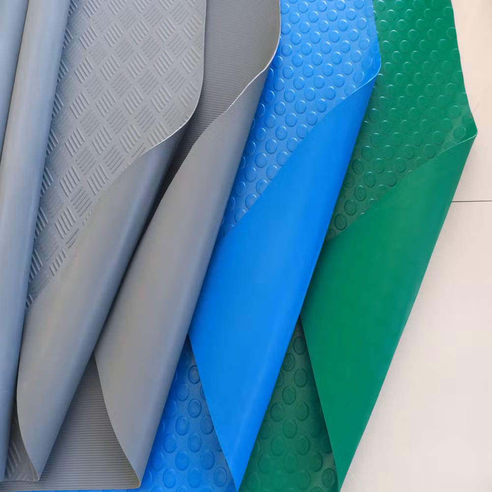 Long Warranty Flooring TPE Rubber Sheet for Gyms/Hotels/Airports/Hospitals