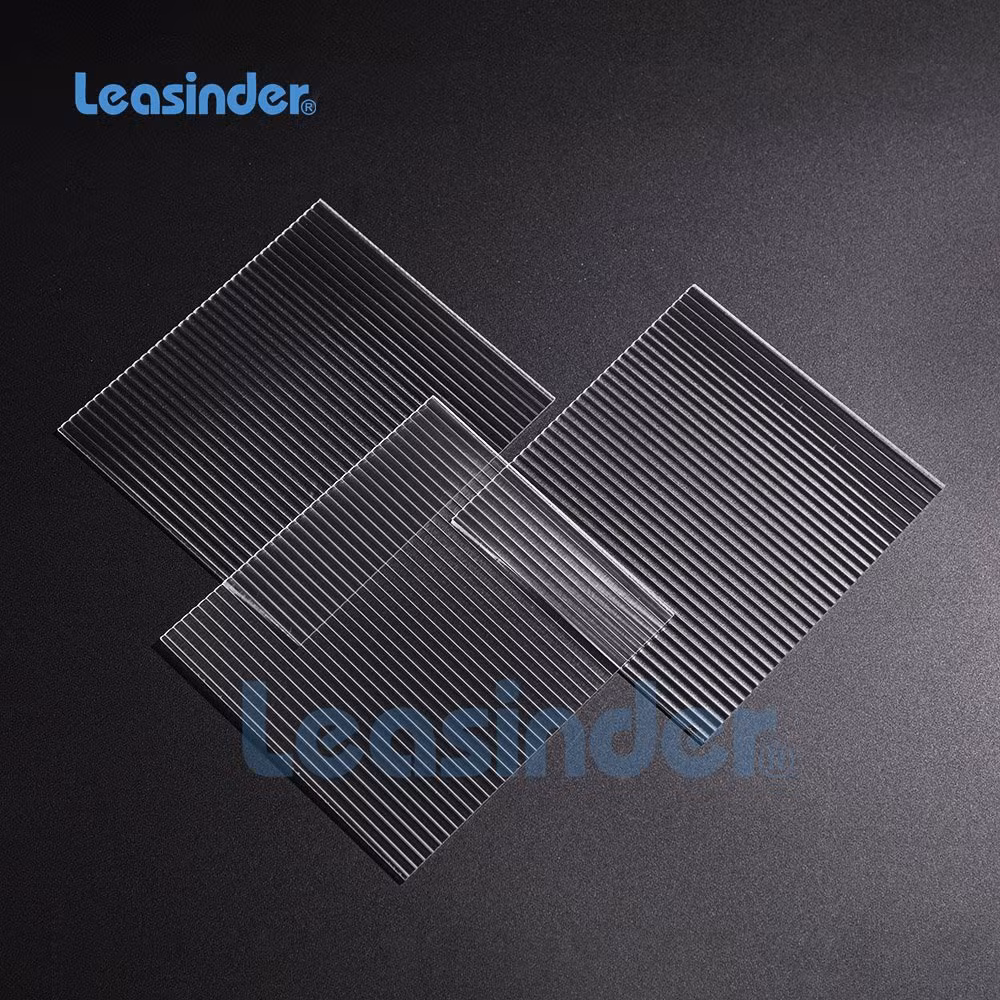 Leasinder High Quality China Factory Custom U Shape V Shape Clear Fluted Decorative Acrylic Sheet for Hotel Decoration