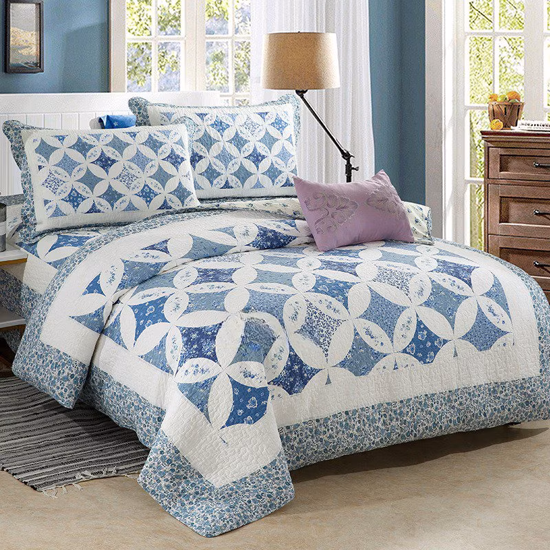 High Quality Quilt Bedspread Bedding Sets Collections Microfiber Bedspread Set
