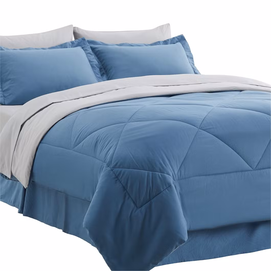 Premium Custom Logo Hotel Bed Linen Duvet Cover Bed Sheet Hotel Bedding Set