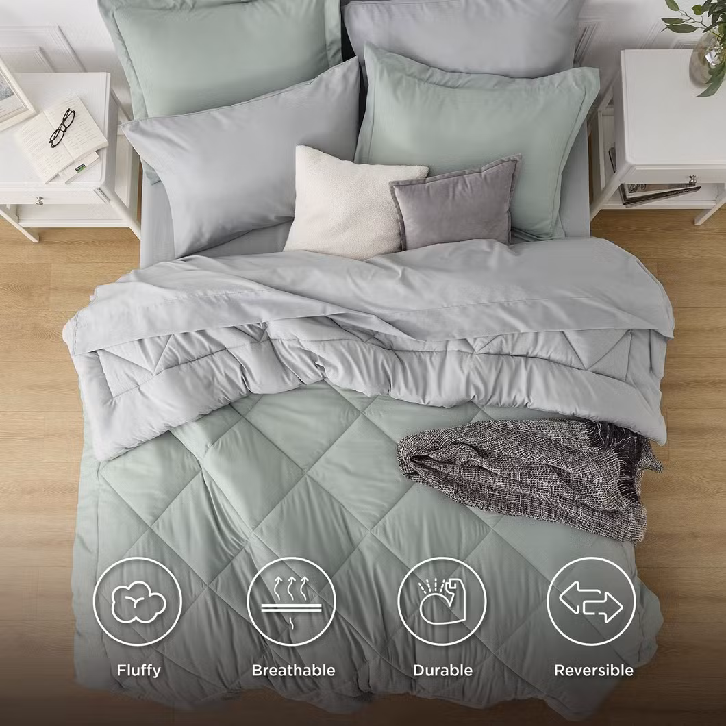 Premium Custom Logo Hotel Bed Linen Duvet Cover Bed Sheet Hotel Bedding Set