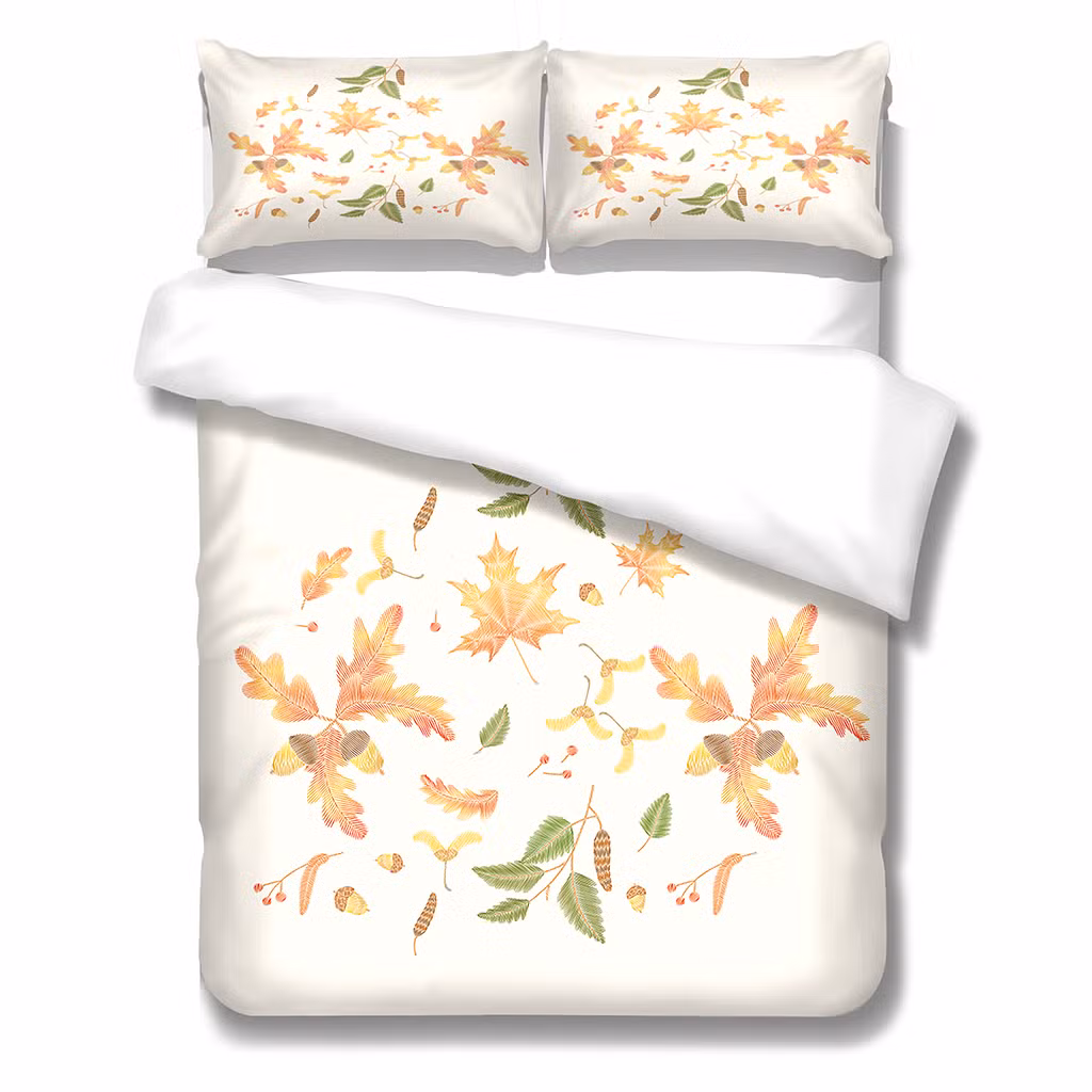 Luxury Bedding Sets with Customizable Designs, Elegant Floral Comforter with Sheet Set