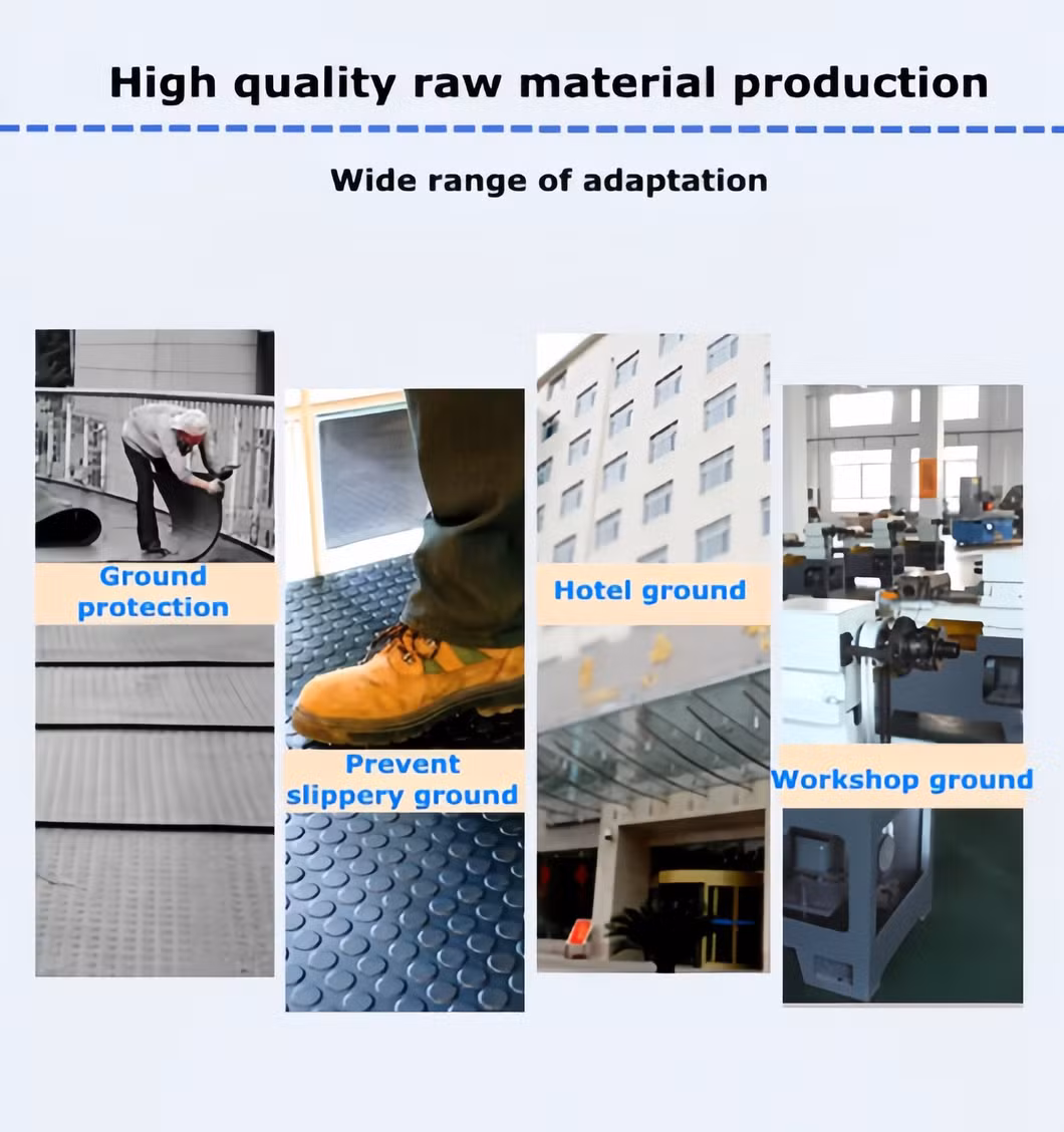 Premium Non-Slip Rubber Sheet for Hotels and Outdoor Settings