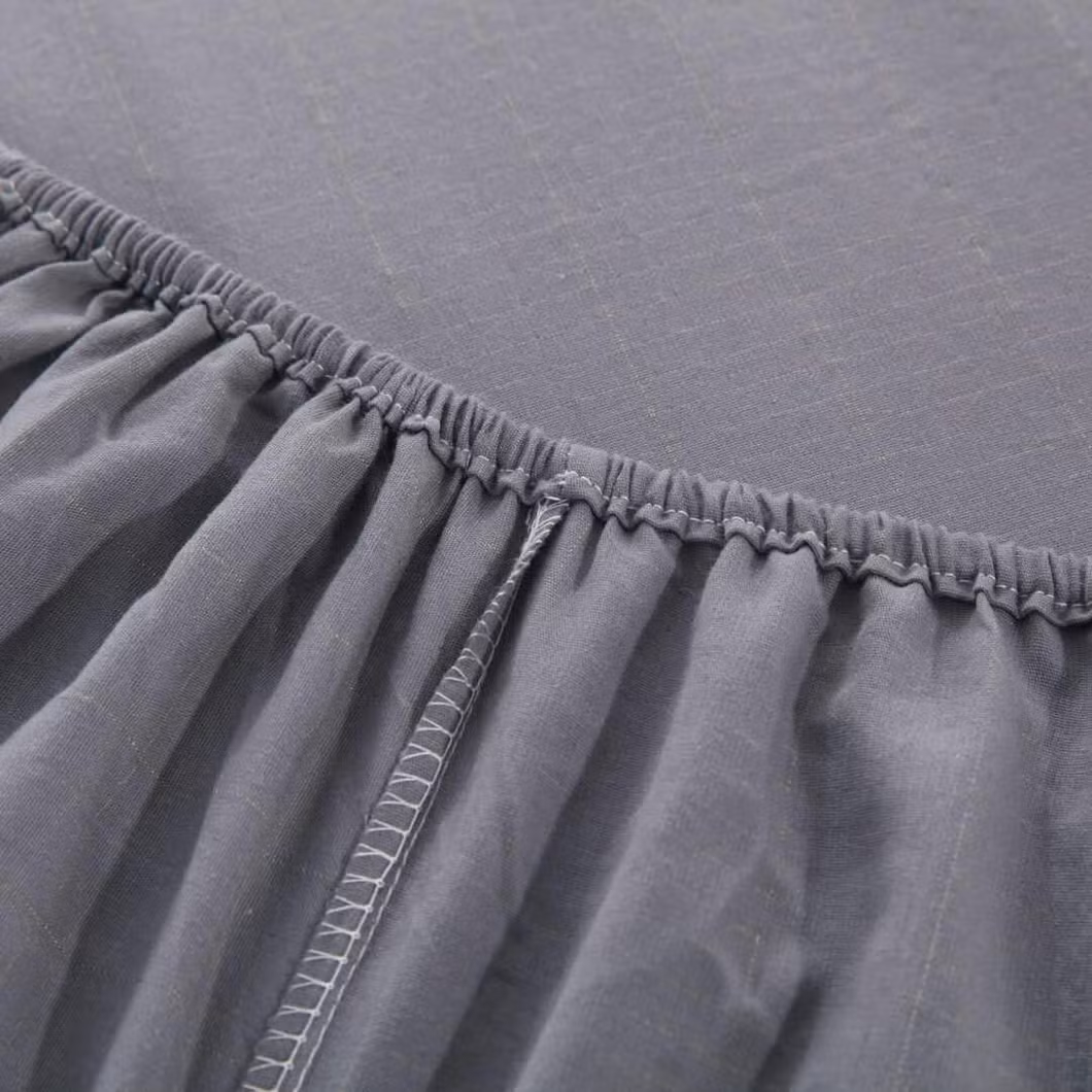 Antistatic Antibacterial Anti Emf Silver Organic Cotton Conductive Grounded/Earthing/Grounding Fitted Bed Sheet
