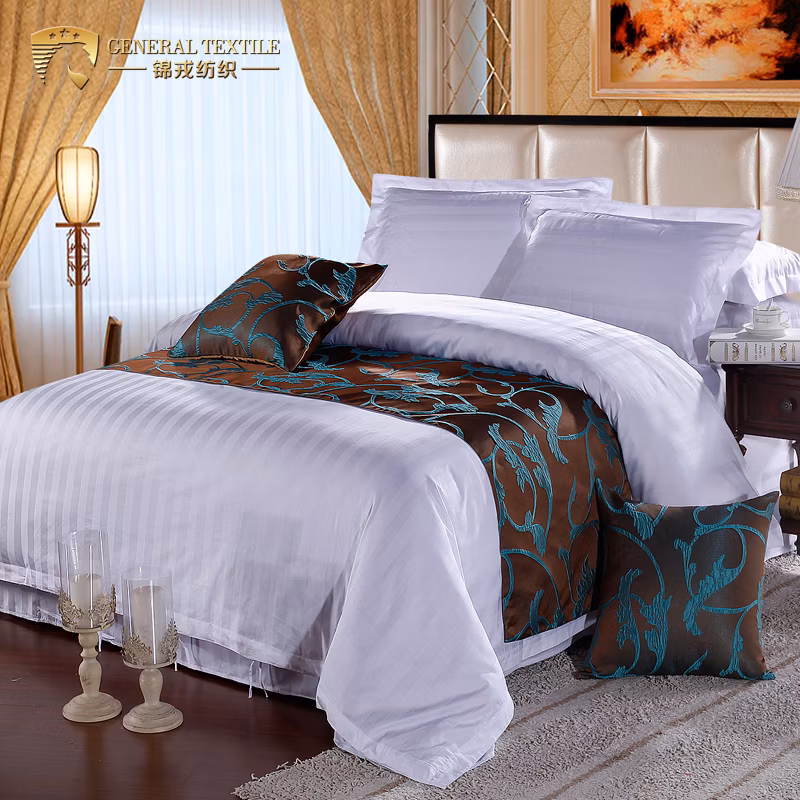 Factory Supply 100% Cotton Soft 400tc Hotel Fitted Sheet (JRD082)
