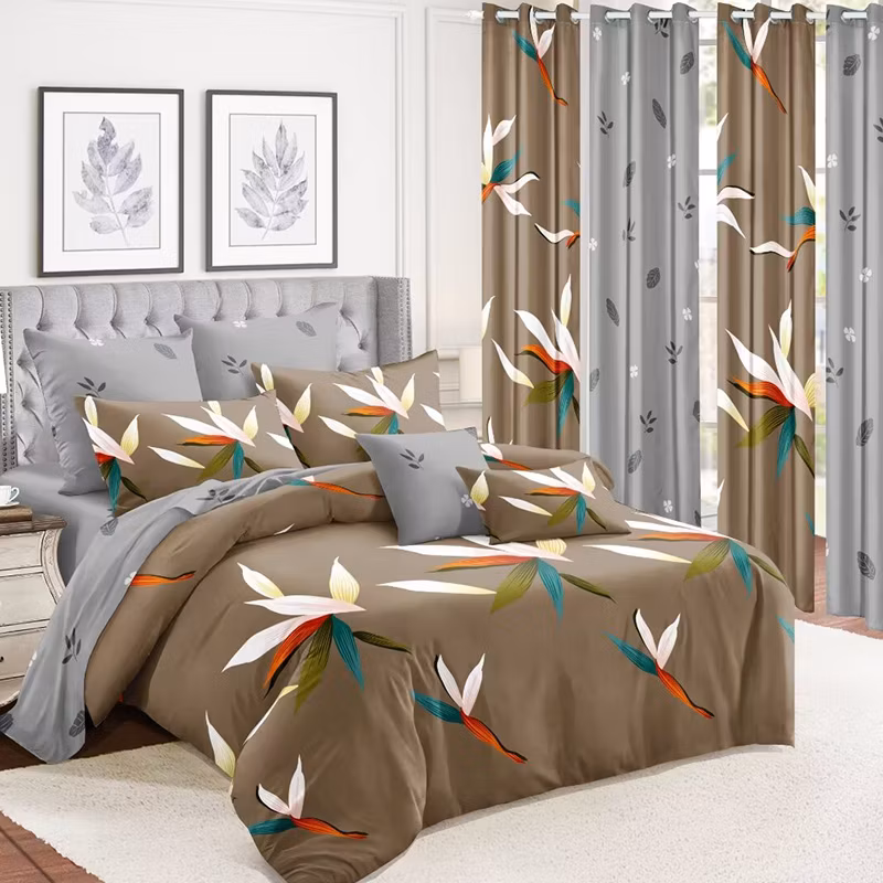 12PCS Home Textiles High Quality Bedsheets Bed Linen Red Polyester Microfiber Polyester Printing Comforter Duvet Cover Bedspread Set Supplier