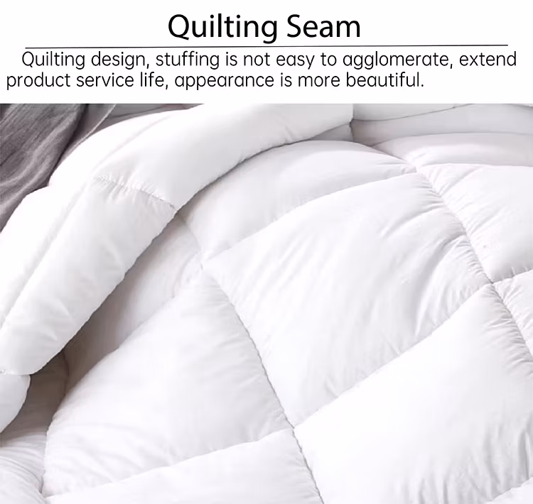 Hotel Collection Winter Thick White Microfiber Quilt