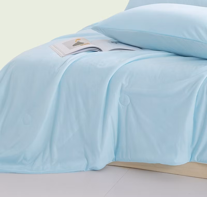 Luxury Summer Cozy Comforter Thin Soft Cold Feeling Bed Air Conditioning Quilt for Hotel Home Cooling Bedding