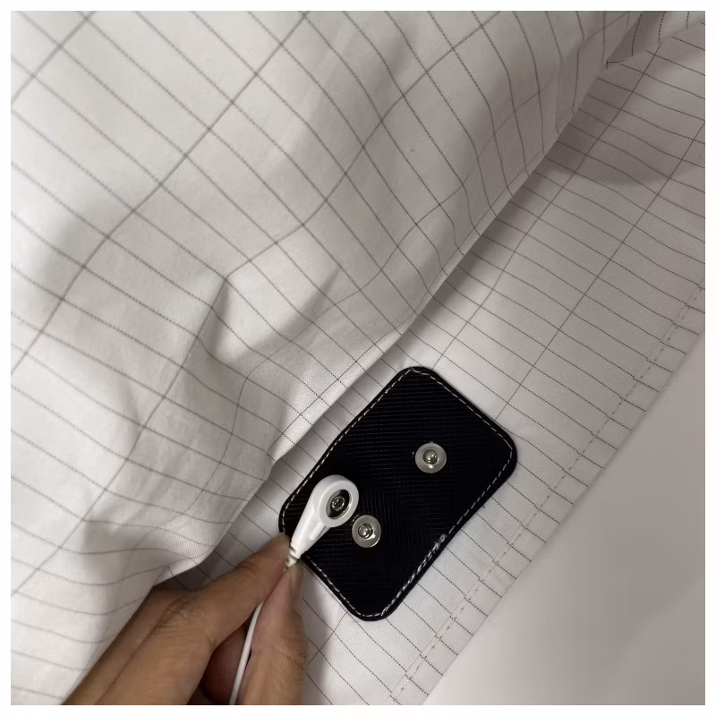 Grounded Earthing Pillow Case for Whole Body Grounding While Sleeping Earthing Sheet Mat