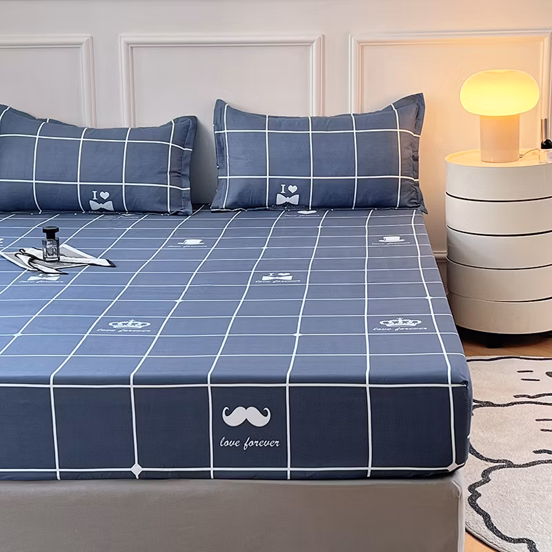 Bed Sheets Set Wholesale 3PCS Bed Set with Fitted Sheet for Hotel and Home Decoration