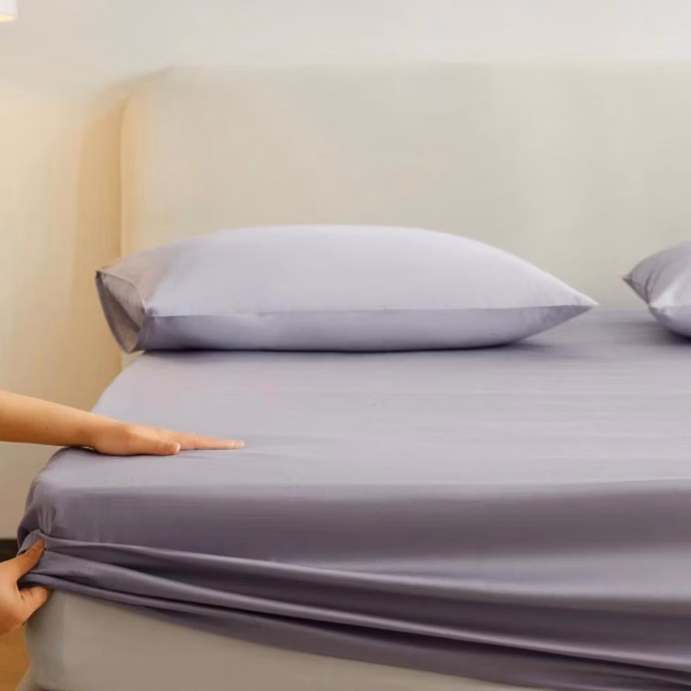 Mattress Protectors Plush Thicken Quilted Warm Soft Queen Quilted Bed Fitted Sheet