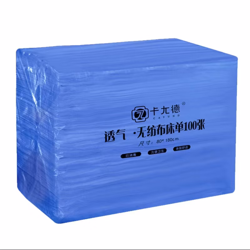 Disposable Bed Sheets Cover Pillowcase Portable Size Travel White SMS Disposable Bedding Sheet