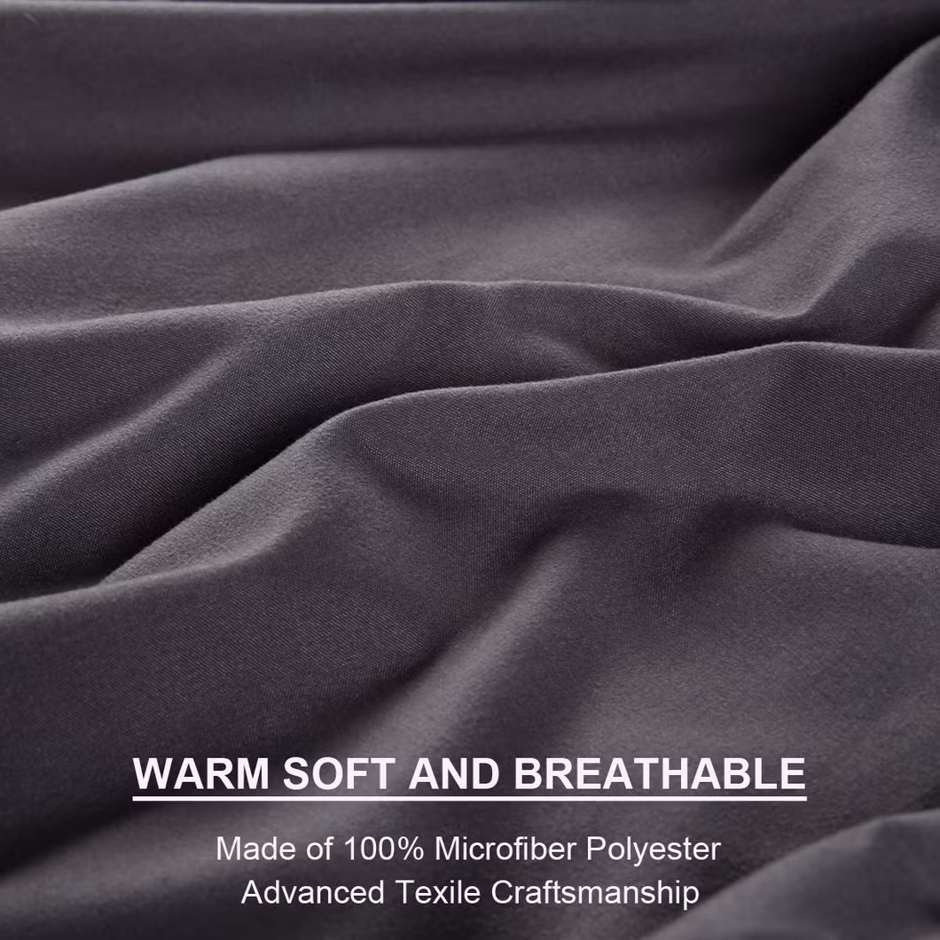 Textile Polyester Brushed Fabrics Four Sets of Bedsheet Good Quality and Low Price
