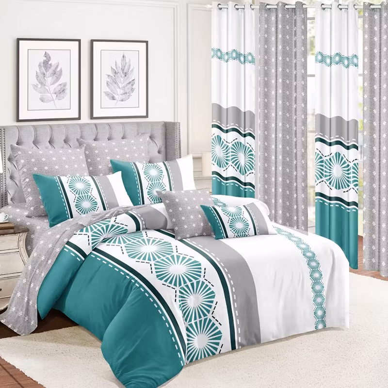 12PCS Home Textiles High Quality Bedsheets Bed Linen Red Polyester Microfiber Polyester Printing Comforter Duvet Cover Bedspread Set Supplier