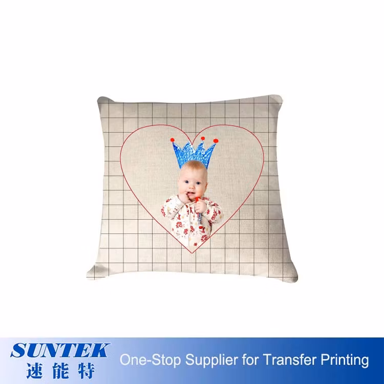 Comfortable Blank Sublimation Linen Pillow Case Custom Cushion Cover