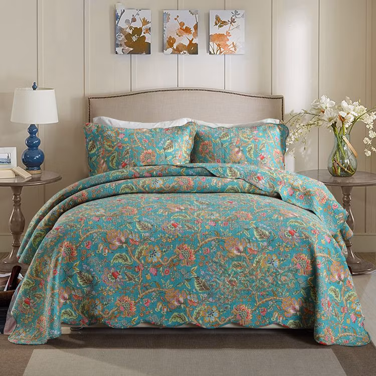 High Quality Quilt Bedspread Bedding Sets Collections Microfiber Bedspread Set