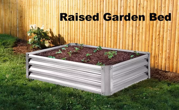 OEM Rectangle Galvanized Sheet Raised Garden Vegetable Beds Flowerpot