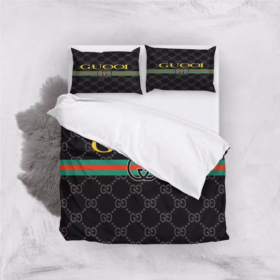 Set - Hotel Luxury Bed Designers Sheets Bedding Set Luxury Queen Size Silk Satin Bedding 4 Sheets