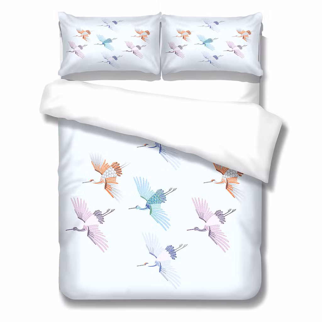 Luxury Bedding Sets with Customizable Designs, Elegant Floral Comforter with Sheet Set
