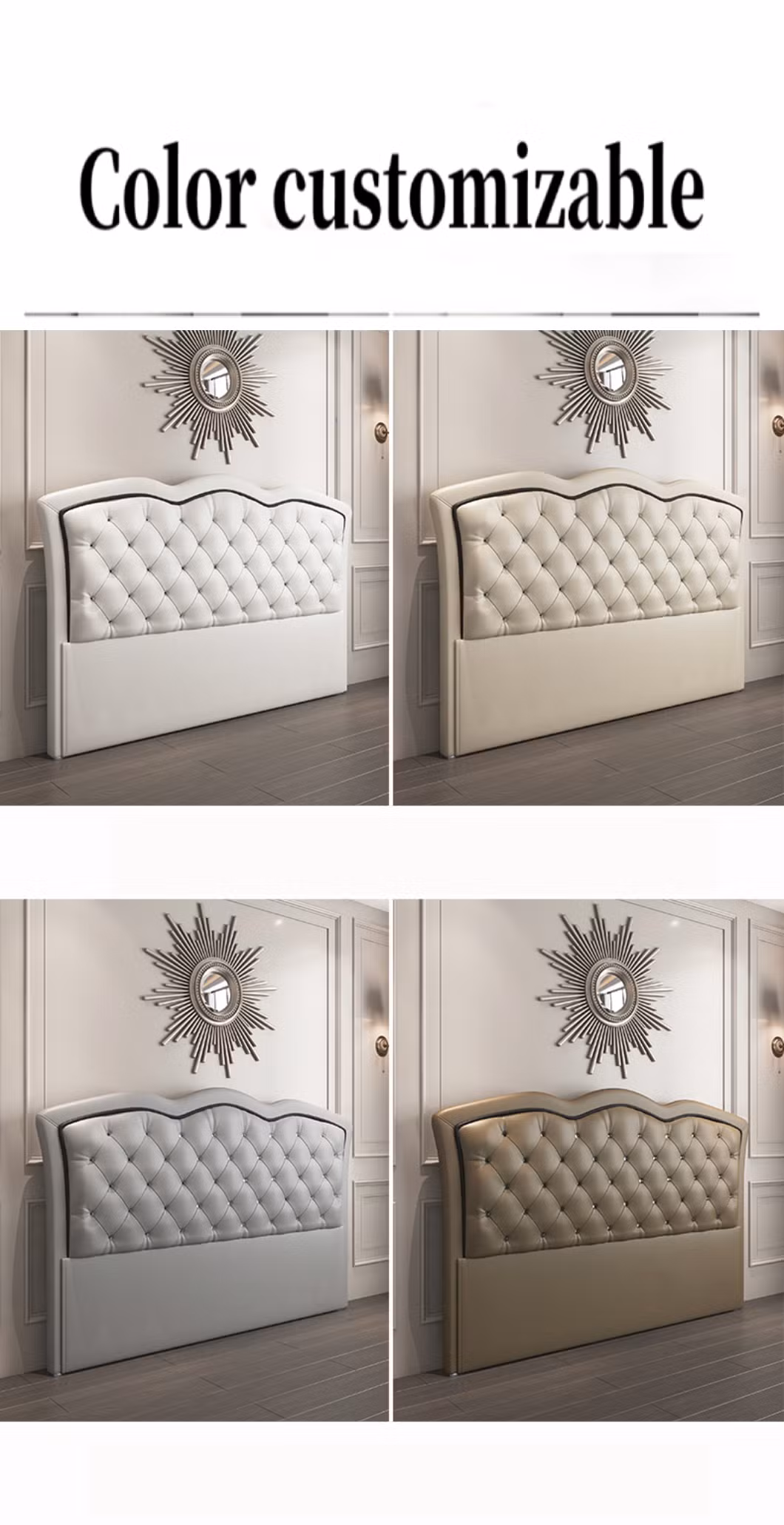 Hot Sale Wall Bed King Bed Bedroom Leather Bed Modern Home Furniture Bedroom Furniture Bed
