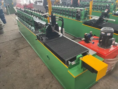 High Speed Colour Steel Stud Light Fully Automatic Keel Roll Forming Making Machine with Punching Device