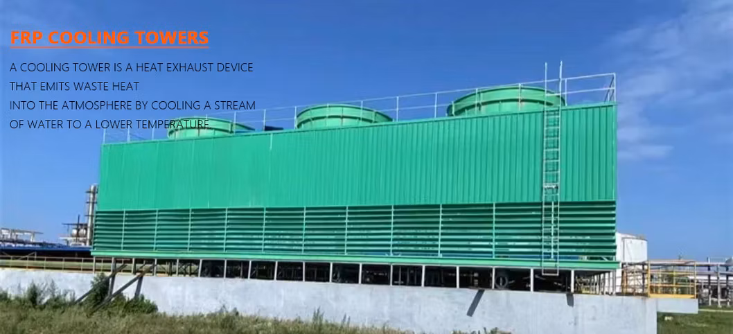 Efficient Corrosion-Resistant Small Induced Draft Flow Types AC Counter Flow Automatic ISO9001 FRP Cooilng Tower