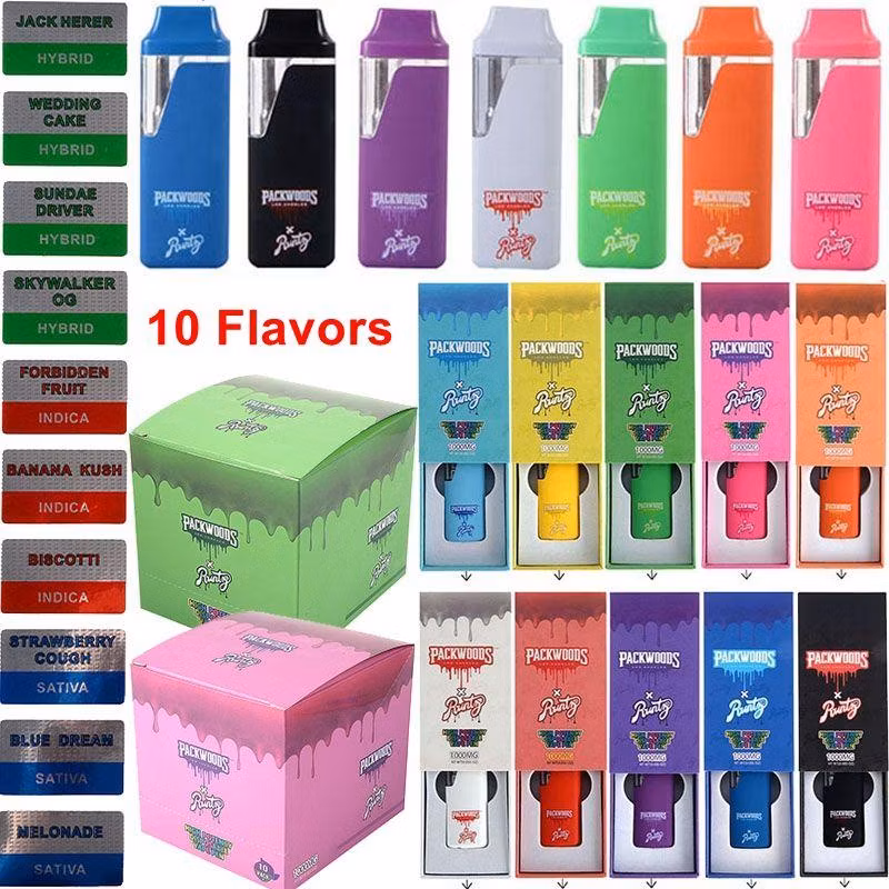 1ml Big Chief Disposable Pen Electronic Cigarettes Pod Cart Pods Device Empty Cookies Runtz Packwoods Live Resin Extract Oil Ecig Vaporizer Disposable Vape