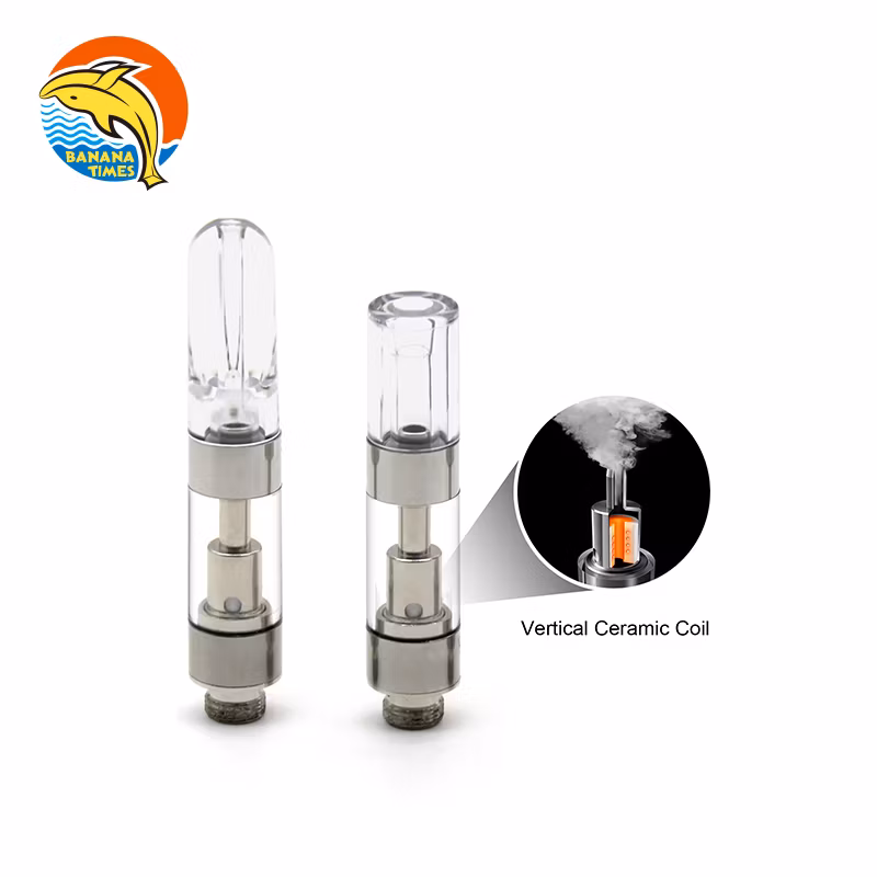 Bananatimes Wholesale 0.5/1.0ml C10 510 Thread Thick Oil Airflow Ceramic Coil Atomizer Vape Cartridge