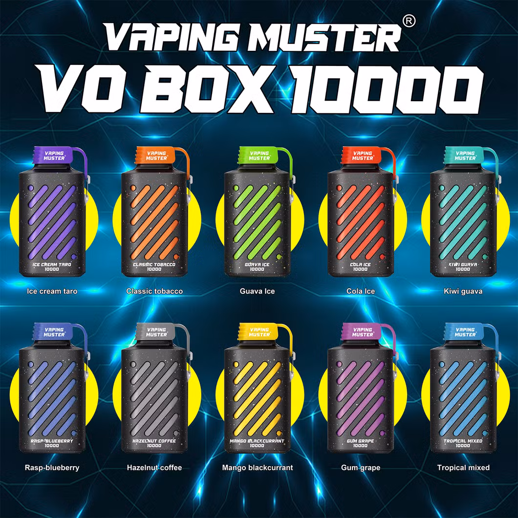 Niimoo Vapingmuster Electronic Cigarette OEM 18ml E-Juicy up to 10000puffs Wholesale Disposable Vape