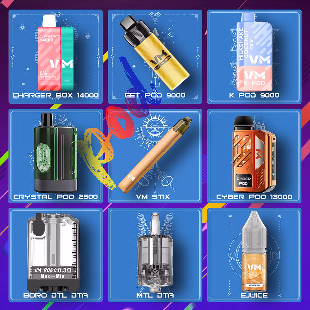 Niimoo Vapingmuster Electronic Cigarette OEM 18ml E-Juicy up to 10000puffs Wholesale Disposable Vape