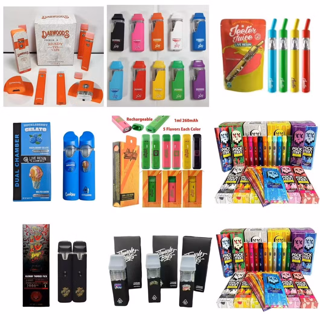 Muha Meds 1.0ml 2.0ml Vape E Cigarette 2000mg Empty Vape Cartridge OEM 1g 2g 2gram Rechargeable Disposable Vape Pen