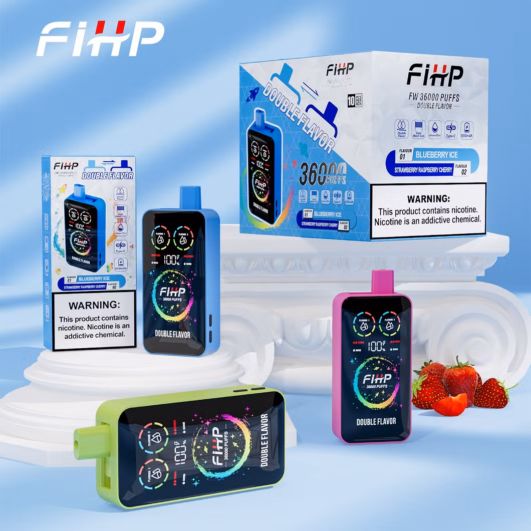 Fashionable Dual Molds Design Small Size Big Vapor Smooth Taste Bang Box 9K-18K Disposable E Cig