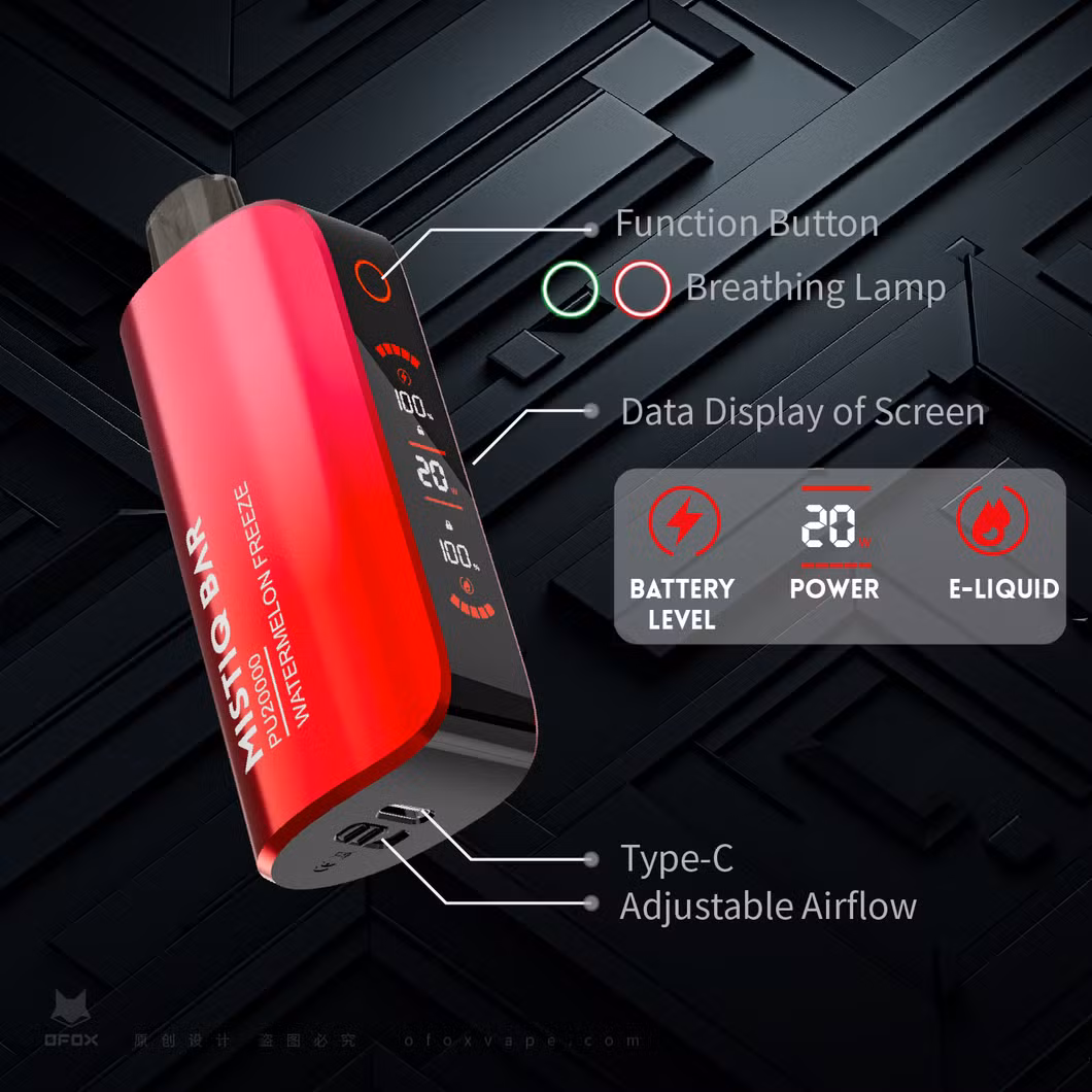 Fast Shipping	Screen Indicators E-Cigarette Disposable Vape Power Adjustment Fruit Flavor Beast