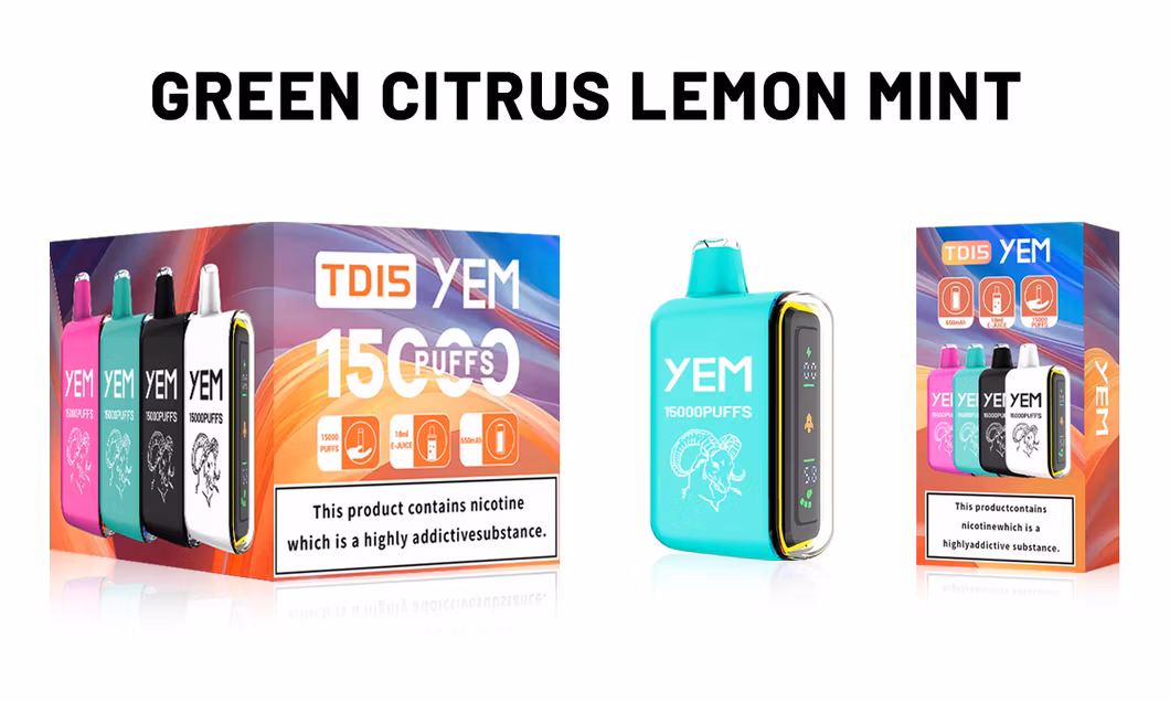 Yem Online Shopping 18ml E-Juicy 15000 Puffs 650mAh Rechargeable Wholesale I Disposable E Vape Vaper Vapes